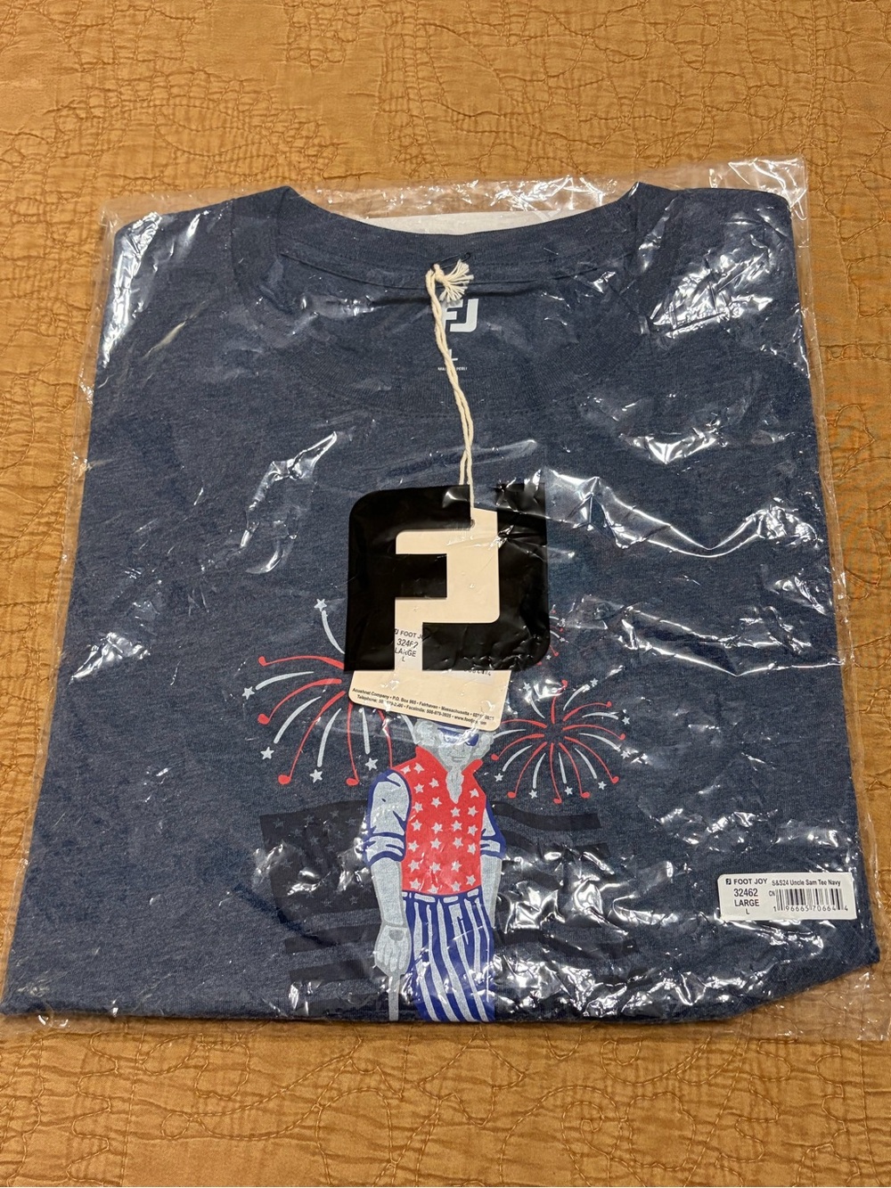 Men’s Foot Joy Uncle Sam shirt Navy